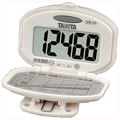 タニタ(TANITA) 歩数計 PD-635 WH(中古品)