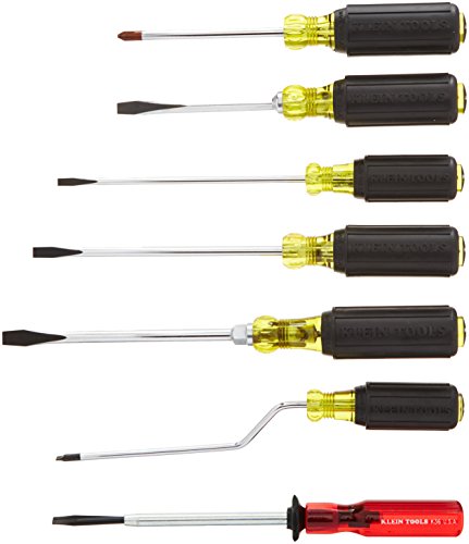 Klein Tools 85077 Multiple Application Screwdriver Set, 7-Piece by Kle(中古品)
