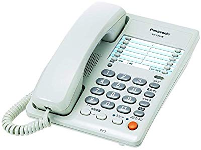 パナソニック 電話機 親機のみ ホワイト VE-F39-W(中古品)