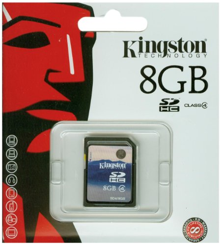 Kingston 8GB SDHC Class4 SD4/8GB(中古品)