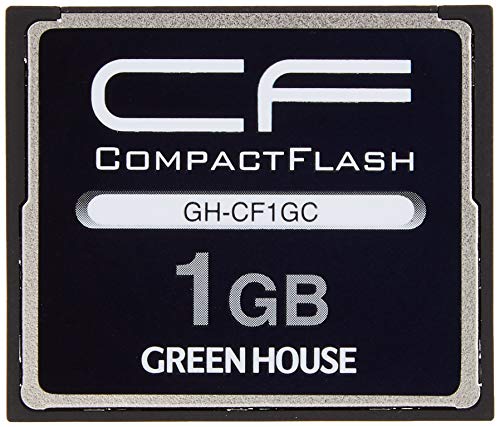 グリーンハウス 70倍速(10MB/s)スタンダードコンパクトフラッシュ 1GB GH-C(中古品)