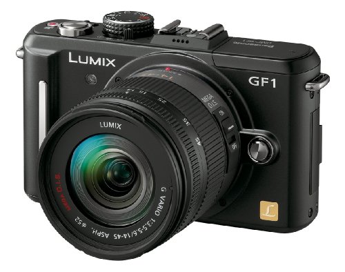 パナソニック ミラーレス一眼カメラ GF1 レンズキット(14-45mm/F3.5-5.6標 (中古品)