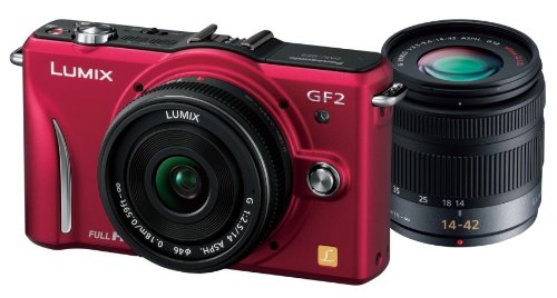 パナソニック デジタル一眼カメラ GF2 ダブルレンズキット(14mm/F2.5パンケ(中古品)