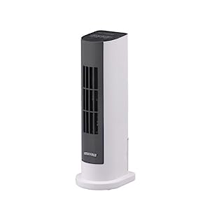 iBUFFALO USB冷風扇風機 タワータイプ 加湿機能付 風力2段階調節 ホワイト (中古品)