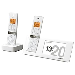 シャープ 電話機 インテリアホン JD-4C2CW-W [ホワイト系](中古品)