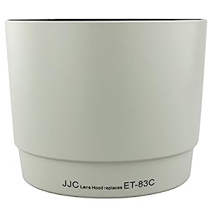 JJC レンズフード 白 Canon ET-83C 互換 EF 100-400mm F4.5-5.6L IS USM レ(未使用の新古品)