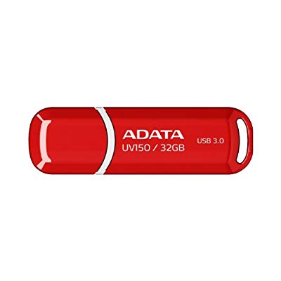ADATA USBメモリ 32GB USB3.0 キャップ付 レッド AUV150-32G-RRD(未使用の新古品)