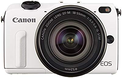 Canon ミラーレス一眼カメラ EOS M2 EF-M18-55 IS STM レンズキット(ホワイ(中古品)