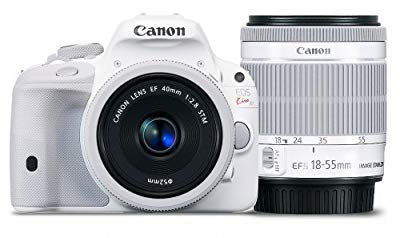 Canon デジタル一眼レフカメラ EOS Kiss X7(ホワイト) ダブルレンズキット2(中古品)