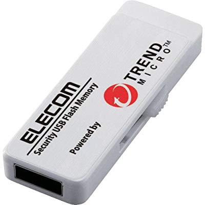 エレコム セキュリティ付USBメモリ/トレンドマイクロ4GB5年L/USB3.0(中古品)