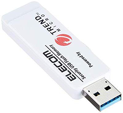 エレコム セキュリティ付USBメモリ/トレンドマイクロ2GB5年L/USB3.0(中古品)
