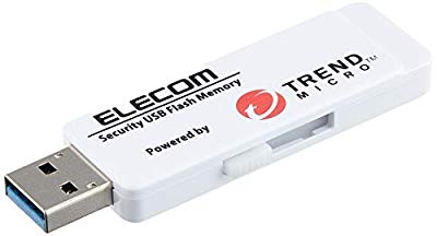エレコム セキュリティ付USBメモリ/トレンドマイクロ4GB3年L/USB3.0(中古品)