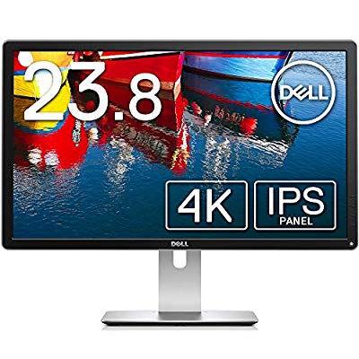 Dell モニター 23.8インチ 超広視野角/4K/IPS 非光沢/フリッカーフリー/DPm(中古品)
