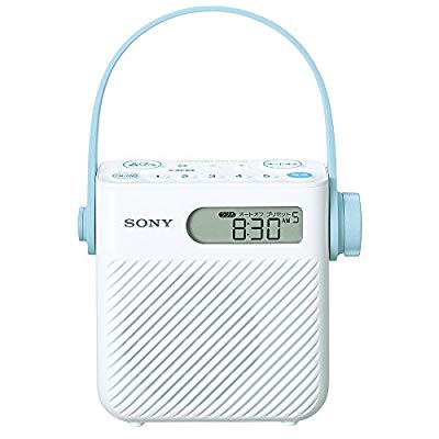 ソニー SONY シャワーラジオ FM/AM/ワイドFM対応 防滴仕様 ICF-S80(中古品)