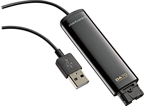 日本プラントロニクス USBオーディオプロセッサー DA70 ブラック 201851-01(中古品)