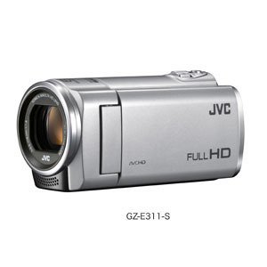 JVCKENWOOD JVC ビデオカメラ EVERIO 内蔵メモリー8GB シルバー GZ-E311-S(中古品)