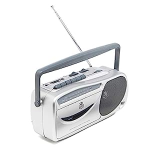 GPO 9041 AM FM Radio Cassette Recorder Silver(中古品)