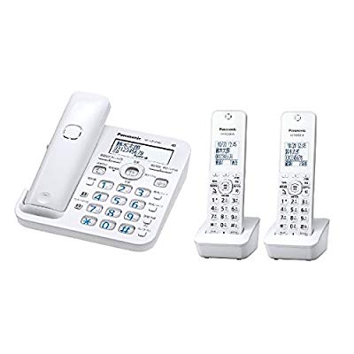 パナソニック 電話機 RU・RU・RU VE-GZ50DW-W [ホワイト](中古品)