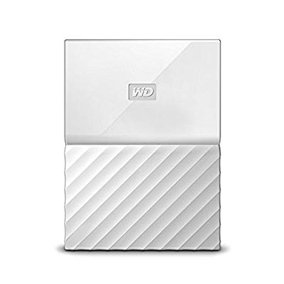 WD HDD ポータブル ハードディスク 1TB USB3.0 ホワイト 暗号化 パスワード(中古品)