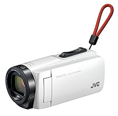 JVCKENWOOD JVC ビデオカメラ Everio 耐衝撃 耐低温 32GB ホワイト GZ-F270(中古品)