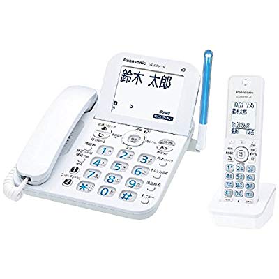 パナソニック 電話機 RU・RU・RU VE-GZ61DL(中古品)