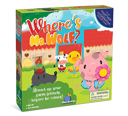 ブルーオレンジゲームWhere 's Mr。Wolf Cooperative Kids Game(中古品)