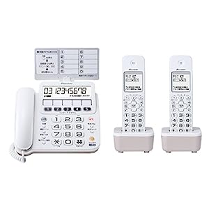 パイオニア デジタルコードレス留守番電話機 TF-SE16W(W)(中古品)