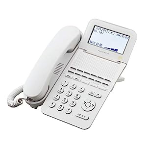 ナカヨ NYC-Si 12ボタン標準電話機(W) 白 NYC-12SI-SDW(中古品)