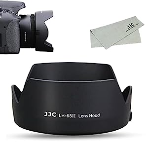 JJC 可逆式 レンズフード Canon ES-68 互換 Canon EF 50mm F1.8 STM レンズ(未使用の新古品)