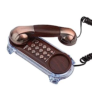 電話、壁掛け式オフィスホーム固定電話、レトロアンティーク電話、コード付(未使用の新古品)