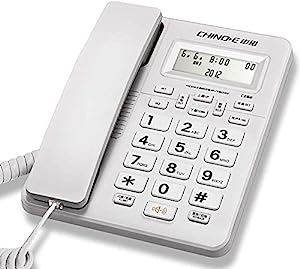 コード付き電話 電話 オフィス ホーム ビジネス 有線固定電話 無料バッテリ(中古品)