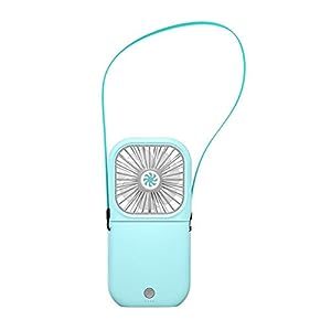 2023年 USB扇風機ポータブルハンギングネックファン扇子ファン 卓上 (Color(中古品)