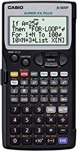 カシオ プログラム関数電卓 407関数 10桁 FX-5800P-N(未使用の新古品)