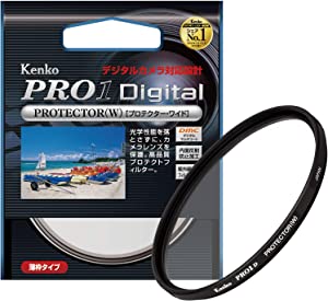 Kenko 49mm レンズフィルター PRO1D プロテクター レンズ保護用 薄枠 日本 (未使用の新古品)