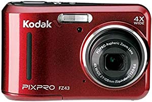 Kodak(コダック) FZ43 コンパクトデジタルカメラ PIXPRO レッド(未使用の新古品)