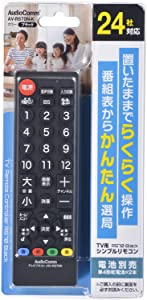 AudioComm 03-2706 Simple TV Remote Control OHM AV-R570N-K(未使用の新古品)